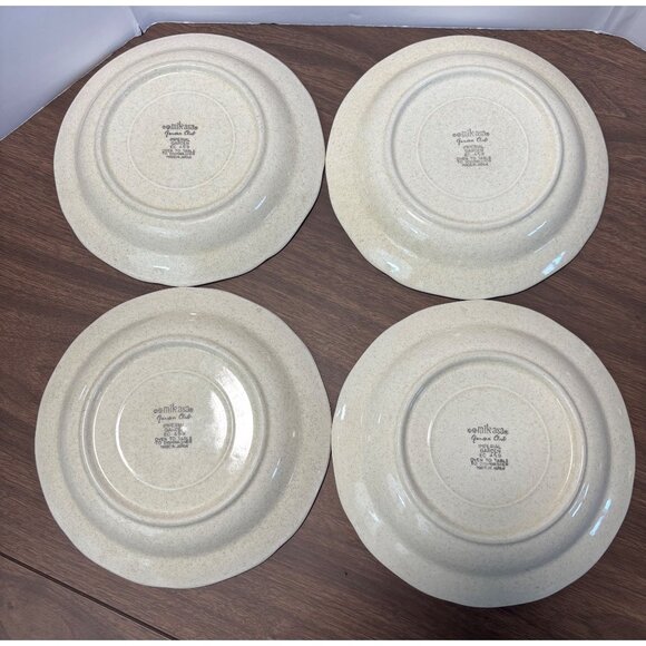 Mikasa Garden Club Imperial Garden Stoneware Salad Plates Set Of 4 Floral Design - Picture 2 of 4